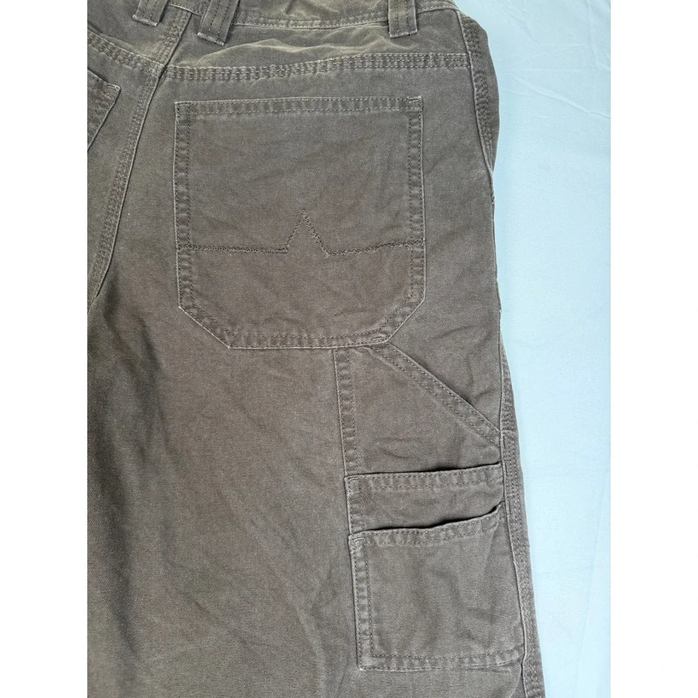 Urban Pipeline Y2K Boys Youth 18 Brown Canvas Cargo Utility Shorts